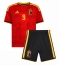 Belgien Romelu Lukaku #9 Hjemmebanetrøje Børn VM 2026 Kort ærmer (+ bukser)