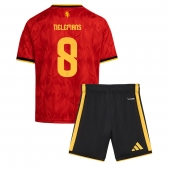 Belgien Youri Tielemans #8 Hjemmebanetrøje Børn VM 2026 Kort ærmer (+ bukser)