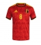 Belgien Youri Tielemans #8 Hjemmebanetrøje VM 2026 Kort ærmer