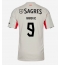 Benfica Franjo Ivanovic #9 Udebanetrøje 2025-26 Kort ærmer