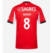 Benfica Fredrik Aursnes #8 Hjemmebanetrøje 2025-26 Kort ærmer