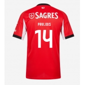 Benfica Vangelis Pavlidis #14 Hjemmebanetrøje 2025-26 Kort ærmer