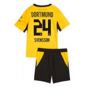 Borussia Dortmund Daniel Svensson #24 Hjemmebanetrøje Børn 2026-27 Kort ærmer (+ bukser)