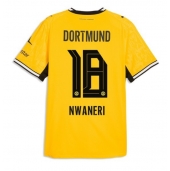 Borussia Dortmund Ethan Nwaneri #18 Hjemmebanetrøje 2026-27 Kort ærmer