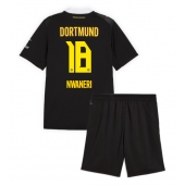 Borussia Dortmund Ethan Nwaneri #18 Udebanetrøje Børn 2026-27 Kort ærmer (+ bukser)