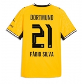 Borussia Dortmund Fabio Silva #21 Hjemmebanetrøje 2026-27 Kort ærmer