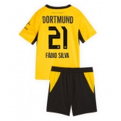 Borussia Dortmund Fabio Silva #21 Hjemmebanetrøje Børn 2026-27 Kort ærmer (+ bukser)