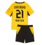 Borussia Dortmund Fabio Silva #21 Hjemmebanetrøje Børn 2026-27 Kort ærmer (+ bukser)