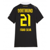 Borussia Dortmund Fabio Silva #21 Udebanetrøje Dame 2026-27 Kort ærmer