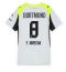 Borussia Dortmund Felix Nmecha #8 Udebanetrøje Dame 2025-26 Kort ærmer