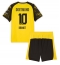 Borussia Dortmund Julian Brandt #10 Hjemmebanetrøje Børn 2025-26 Kort ærmer (+ bukser)