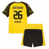 Borussia Dortmund Julian Ryerson #26 Hjemmebanetrøje Børn 2025-26 Kort ærmer (+ bukser)