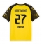 Borussia Dortmund Karim Adeyemi #27 Hjemmebanetrøje 2025-26 Kort ærmer