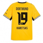 Borussia Dortmund Konstantinos Karetsas #19 Hjemmebanetrøje 2026-27 Kort ærmer
