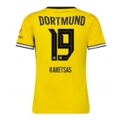Borussia Dortmund Konstantinos Karetsas #19 Hjemmebanetrøje Dame 2026-27 Kort ærmer