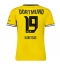 Borussia Dortmund Konstantinos Karetsas #19 Hjemmebanetrøje Dame 2026-27 Kort ærmer