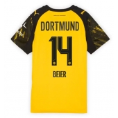 Borussia Dortmund Maximilian Beier #14 Hjemmebanetrøje Dame 2025-26 Kort ærmer