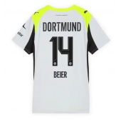 Borussia Dortmund Maximilian Beier #14 Udebanetrøje Dame 2025-26 Kort ærmer