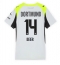 Borussia Dortmund Maximilian Beier #14 Udebanetrøje Dame 2025-26 Kort ærmer