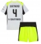 Borussia Dortmund Nico Schlotterbeck #4 Udebanetrøje Børn 2025-26 Kort ærmer (+ bukser)