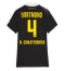 Borussia Dortmund Nico Schlotterbeck #4 Udebanetrøje Dame 2026-27 Kort ærmer