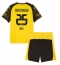 Borussia Dortmund Niklas Sule #25 Hjemmebanetrøje Børn 2025-26 Kort ærmer (+ bukser)