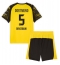Borussia Dortmund Ramy Bensebaini #5 Hjemmebanetrøje Børn 2025-26 Kort ærmer (+ bukser)