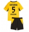 Borussia Dortmund Ramy Bensebaini #5 Hjemmebanetrøje Børn 2026-27 Kort ærmer (+ bukser)