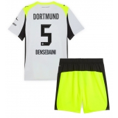 Borussia Dortmund Ramy Bensebaini #5 Udebanetrøje Børn 2025-26 Kort ærmer (+ bukser)