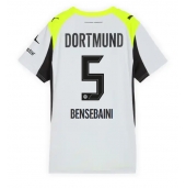 Borussia Dortmund Ramy Bensebaini #5 Udebanetrøje Dame 2025-26 Kort ærmer