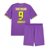 Borussia Dortmund Serhou Guirassy #9 Tredje trøje Børn 2026-27 Kort ærmer (+ bukser)
