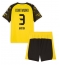 Borussia Dortmund Waldemar Anton #3 Hjemmebanetrøje Børn 2025-26 Kort ærmer (+ bukser)