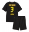 Borussia Dortmund Waldemar Anton #3 Udebanetrøje Børn 2026-27 Kort ærmer (+ bukser)