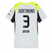 Borussia Dortmund Waldemar Anton #3 Udebanetrøje Dame 2025-26 Kort ærmer