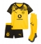 Borussia Dortmund Yan Couto #2 Hjemmebanetrøje Børn 2025-26 Kort ærmer (+ bukser)