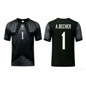 Brasilien Alisson Becker #1 Målmand Hjemmebanetrøje VM 2026 Kort ærmer