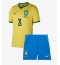 Brasilien Bruno Guimaraes #8 Hjemmebanetrøje Børn VM 2026 Kort ærmer (+ bukser)