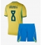 Brasilien Bruno Guimaraes #8 Hjemmebanetrøje Børn VM 2026 Kort ærmer (+ bukser)