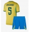 Brasilien Casemiro #5 Hjemmebanetrøje Børn VM 2026 Kort ærmer (+ bukser)