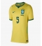 Brasilien Casemiro #5 Hjemmebanetrøje Dame VM 2026 Kort ærmer