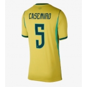 Brasilien Casemiro #5 Hjemmebanetrøje Dame VM 2026 Kort ærmer