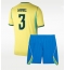 Brasilien Gabriel Magalhaes #3 Hjemmebanetrøje Børn VM 2026 Kort ærmer (+ bukser)