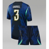 Brasilien Gabriel Magalhaes #3 Udebanetrøje Børn VM 2026 Kort ærmer (+ bukser)