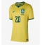 Brasilien Lucas Paqueta #20 Hjemmebanetrøje Dame VM 2026 Kort ærmer