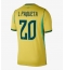 Brasilien Lucas Paqueta #20 Hjemmebanetrøje VM 2026 Kort ærmer