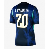 Brasilien Lucas Paqueta #20 Udebanetrøje VM 2026 Kort ærmer