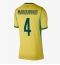 Brasilien Marquinhos #4 Hjemmebanetrøje Dame VM 2026 Kort ærmer