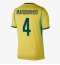 Brasilien Marquinhos #4 Hjemmebanetrøje VM 2026 Kort ærmer