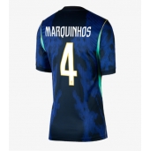 Brasilien Marquinhos #4 Udebanetrøje Dame VM 2026 Kort ærmer
