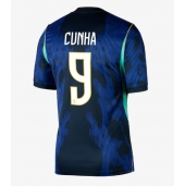 Brasilien Matheus Cunha #9 Udebanetrøje VM 2026 Kort ærmer